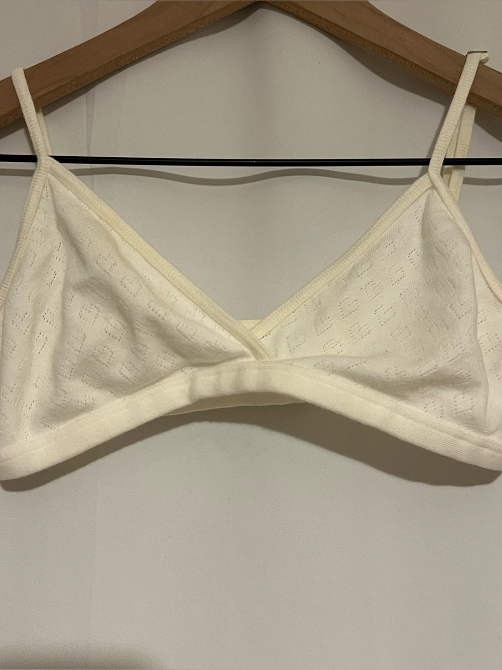 Brandy Melville Cotton Eyelet Bralette